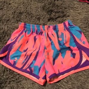 Girls under armour dri fit shorts!